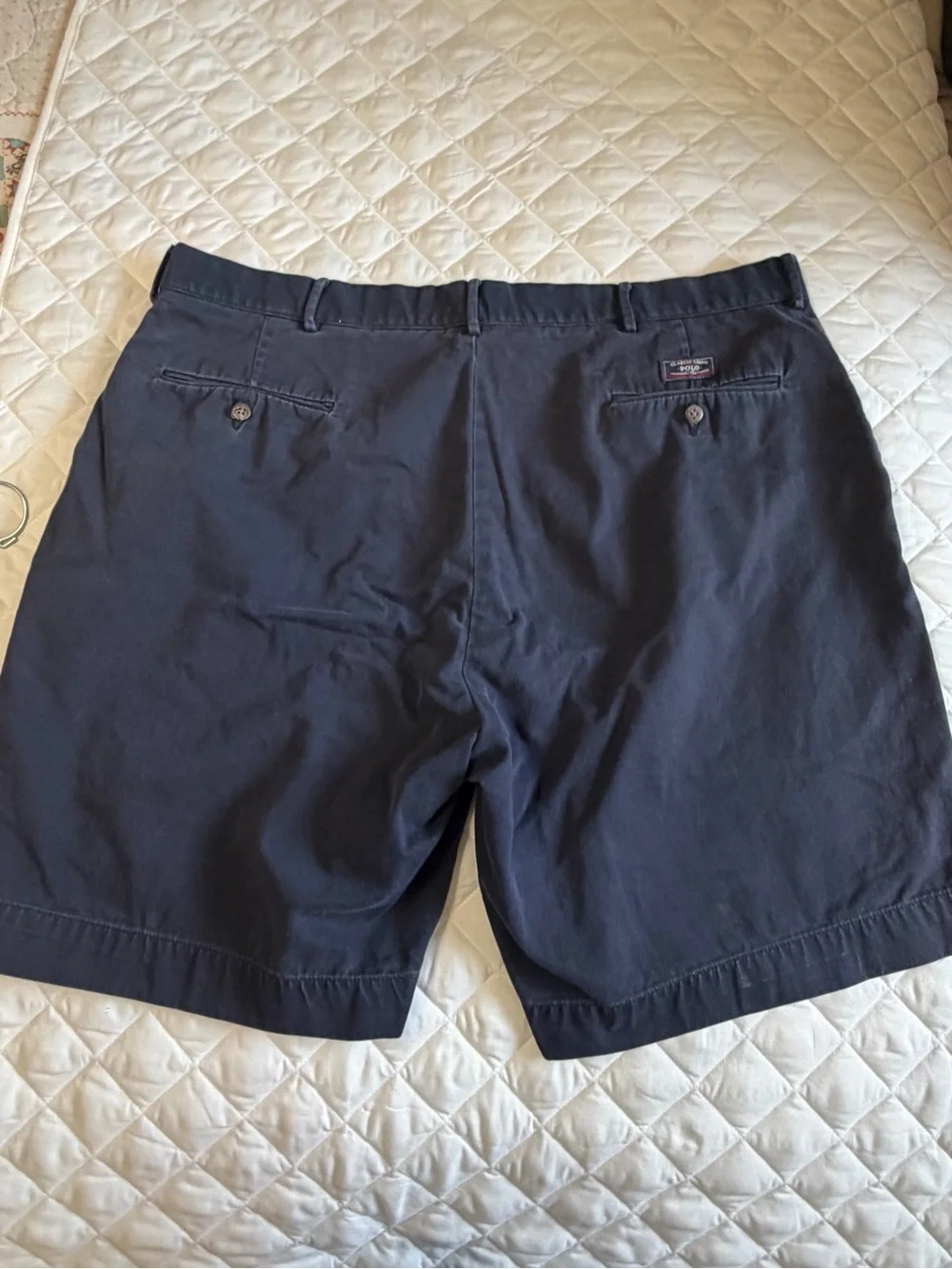 Polo by Ralph Lauren Navy Flat-Front Men’s Shorts